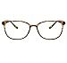 Unisex Glasses Frame Fashion Tan Rectangle Full Frame Decoration Prescription Glasses