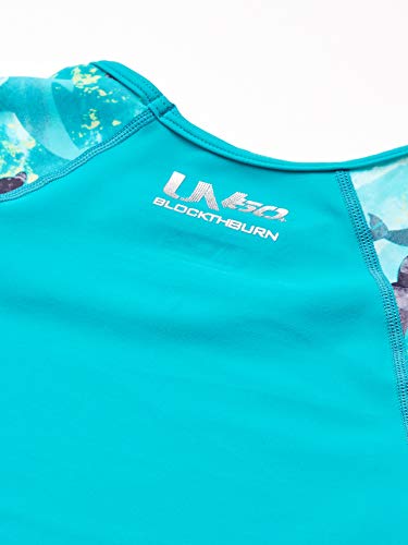 Image of Speedo Girl's Uv Swim Shirt Short Sleeve Rashguard Set