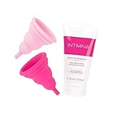 INTIMINA Bundle: Lily Cup Compact Size A + Free Compact Size B + Feminine Moisturizer