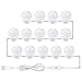 Produktbild REFURBISHHOUSE Led Kosmetik Spiegel Leuchten Kit mit 14 Dimmbaren Glühbirnen für Make-Up Wasch Tisch Im Ankleideraum Beleuchtungs Krper Streifen Einziehbaren Draht Usb Netzteil Wei