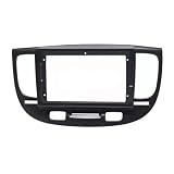 Samochodowe ramki montażowe Pasuje do Kia Rio2 2005-2011 9 Cal instalacja stereo jednostka główna rama Stereo pokrywa Mp5 wykończenie panelu radia samochodowego oblicowania(Black Only Frame)
