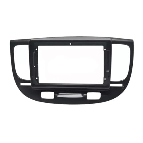 Samochodowe ramki montażowe Pasuje do Kia Rio2 2005-2011 9 Cal instalacja stereo jednostka główna rama Stereo pokrywa Mp5 wykończenie panelu radia samochodowego oblicowania(Black Only Frame)