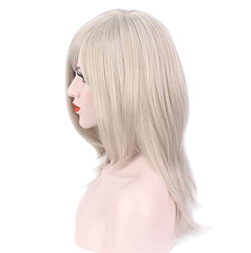 Perruque grand-mère cendres argent pour changer de look facilement