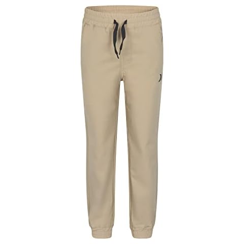 Hurley Boys' Khaki Woven Jogger Pants Cover