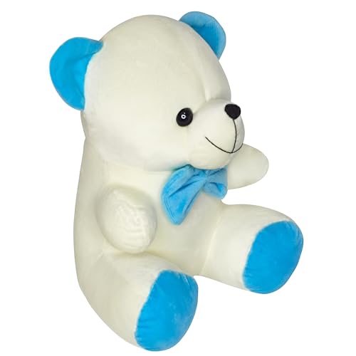 Image of Storescent Soft Toys for Kids - Stuffed Animal Plush Soft Toy for Boys & Girls | Plushie Toy Blue Teddy 30cm