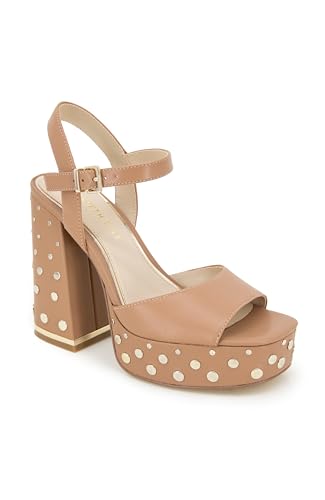 Kenneth Cole Women's Dolly Studs TAN 8.5