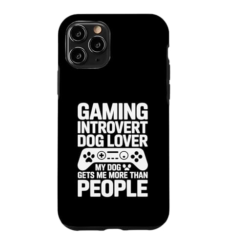 �Q�[�~���O �����I �� ���l My Dog Gets Me More Than People �X�}�z�P�[�X iPhone 11 Pro �p