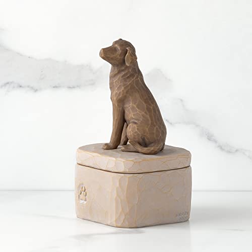 Willow Tree Love My Dog Dark Keepsake Box