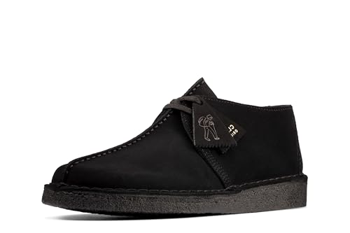 Clarks Originals Men's Desert Trek, Black Suede, 10 Medium US