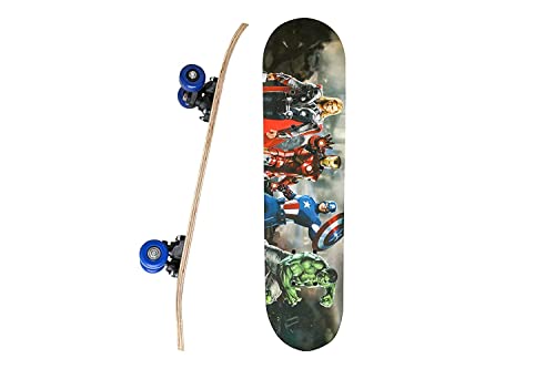 Sell pluse® Standard Skateboard for Kids Teens Adults Beginners 16.5″x 5″ Double Kick Deck Concave Longboards Skate Board for Christmas Gift for Kids Boys Girls