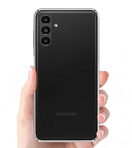 Image of Transparent Soft Silicone TPU Flexible Back Cover Compatible with Samsung Galaxy A04s