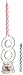 Party Numbers Light-Up Candle Holder,# 8 Novelty