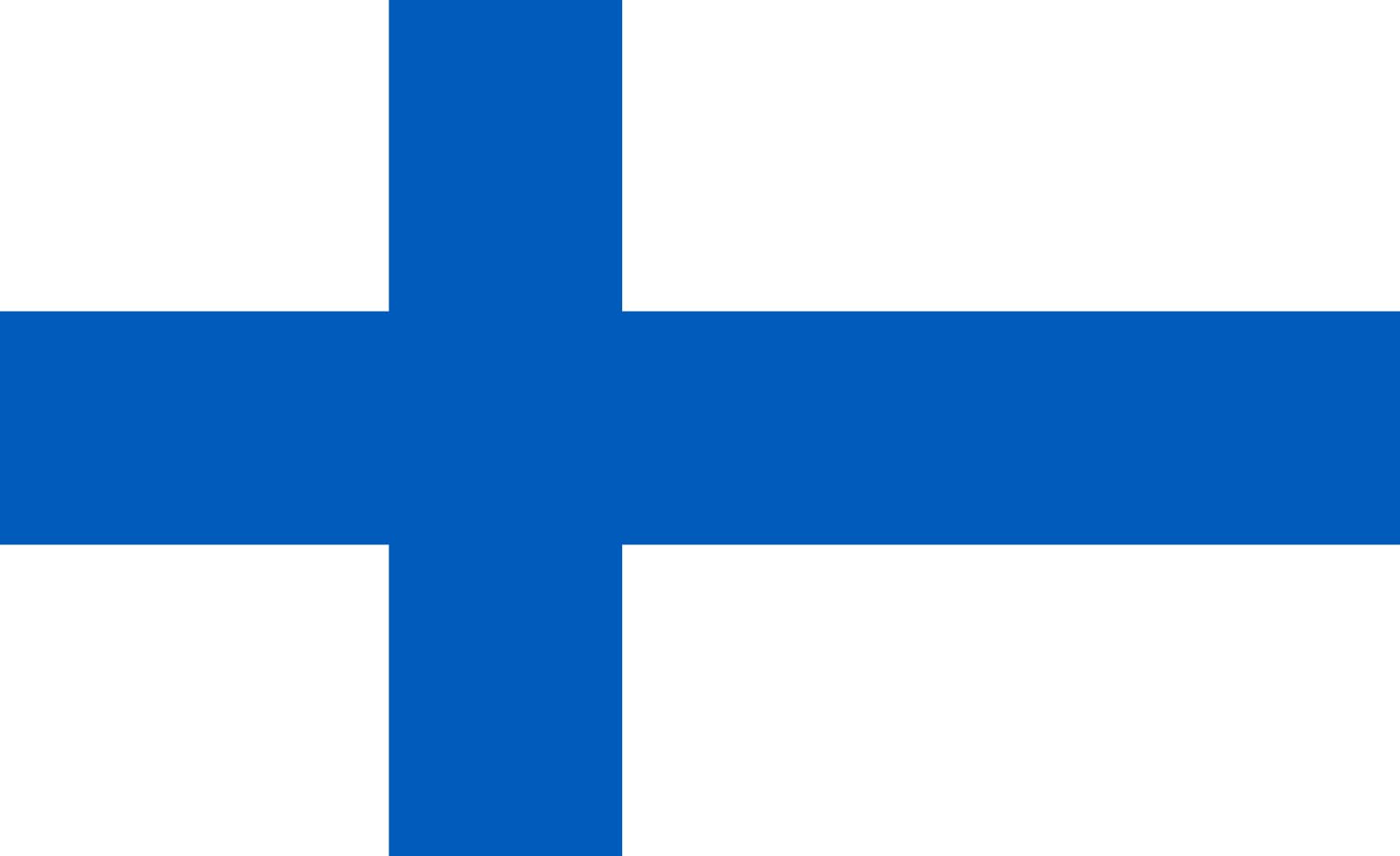 Drapeau Finland 1918-1920 pavillon de collection grand format nordique