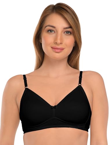 Image of DAISY DEE Women's Girls Cotton Non-Padded Wirefree Seamless Full Coverage Comfortfit Everyday Use T-Shirt Bra - NDSZN