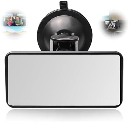 PME 9.8" Day/Night Rear View Mirror, Universal Car Truck Mirror Inte