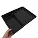 Gadpiparty Plastic Paint Tray with Deep Basin and Roller Holder, Black Sturdy Plastic Paint Pan for Wall Painting, Household Painting Supplies Tool for Home and DIY Projects