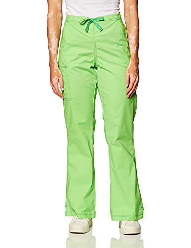 WonderWink Women s Wonderflex Grace Scrub Pant, Green Apple, Large Tall