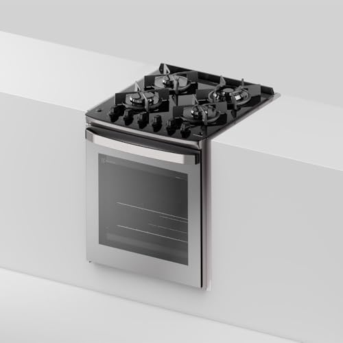 Fogão de Embutir 4 bocas Electrolux Cinza Experience Mesa de Vidro, Grill e PerfectCook360 (FE4EG)