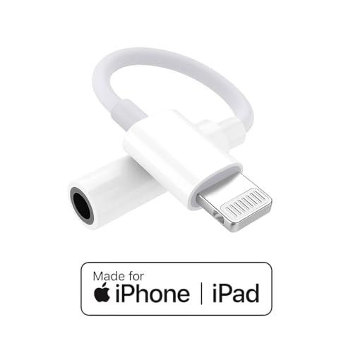 Image of Apple-Mfi Certified Lightnin.G Adapter to 3.5 Mm Headphone Jack, Aux Audio Jack, I-Phone Superfast Charger Adapter Compatible with 14 /13 /12 /11 Pro /Xr /Xs Max /X /8 /6 All iOS Devices (Ultra /Plus /Fe)