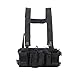 MiOYOOW Taktische Chest Rig, Radio Walkie Talkie Brusttasche für Outdoor Sport Jagd Laufen Wandern