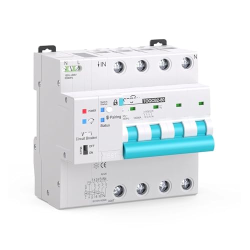 Disjoncteur de mesure 4P avec minuterie intelligente et interrupteur