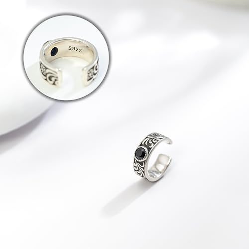 Pendientes pequeños de mujer Immobird en color negro y plata para regalo 3