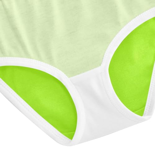 Joisal Flower Toddlers Underwear Floral 2t Cotton Cute Panties Girl Lemon Green Fruit Gradient Kids Undies Briefs 5