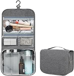 Necessaire Bolsa de Viagem Organizadora de Objetos de Higiene Pessoal com Divisória Semipermeável.