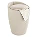 Wenko Taburete de baño Candy, plástico, Beige, 38.5 x 38.5 x 53.0 cm