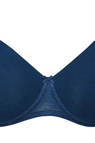 Image of Van Heusen Women's Everyday Cotton Bra|Medium Coverage|Non Padded|Non Wired|Seamless Moulded Cups|Anti Bacterial Tech| Keeps you Fresh|Sweat Absorbent|No Slip Soft Straps|Detachable Straps|Style 11001