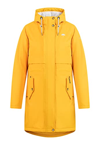 Schmuddelwedda Damen Wintermantel, Sonnengelb, S
