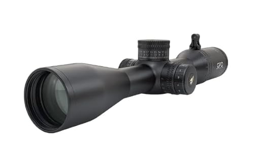 GPO German Precision Optics CENTURI 4-16x44i Riflescope, Long Range Rifle Scope with SFP Moai Illuminated Ballistic Reticle for Precise Targeting, Designed for All Around Precision (RC440)