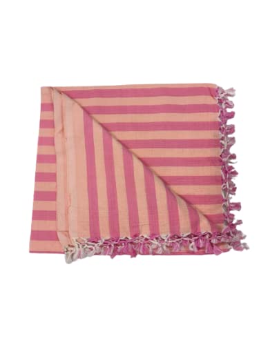 GMH Bhagalpuri Striped Dull Chadar/TopSheet/Comforter