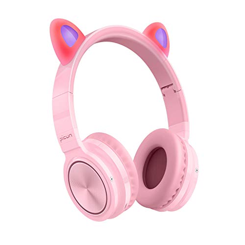 SOTEFE® - Auriculares Bluetooth para niños con auriculares para niños, cómodos, auriculares inalámbricos Bluetooth para aprender música y juegos inteligentes/proteger la audición de los niños Cover