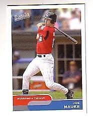 2004 Bazooka #244 Joe Mauer - NM-MT