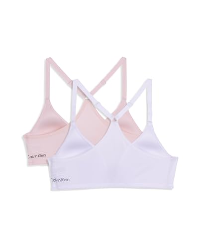 Calvin Klein Girls' Racerback Bra with Front Closure 2-Pack4