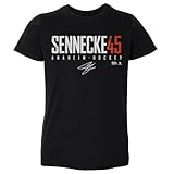 500 LEVEL Beckett Sennecke Anaheim Elite Toddler Shirt (Black, 2T)
