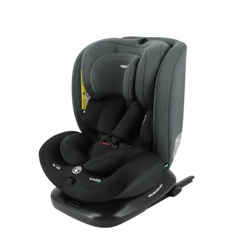 Nania - DUNE Silla de coche giratoria 360° Talla I 40-150 cm - Evolutiva desde el nacimiento hasta los 12 años aproximadamente - Grupo 0+/1/2/3 - Fijaciones isofix - Protectores laterales