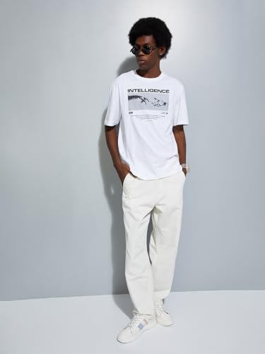 Image of Max Men Cotton URB N Regular Fit Graphic T-Shirt