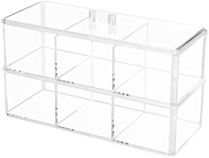 Amazon.com: Hipiwe Acrylic Organizer with Lid Clear Jewelry Display ...