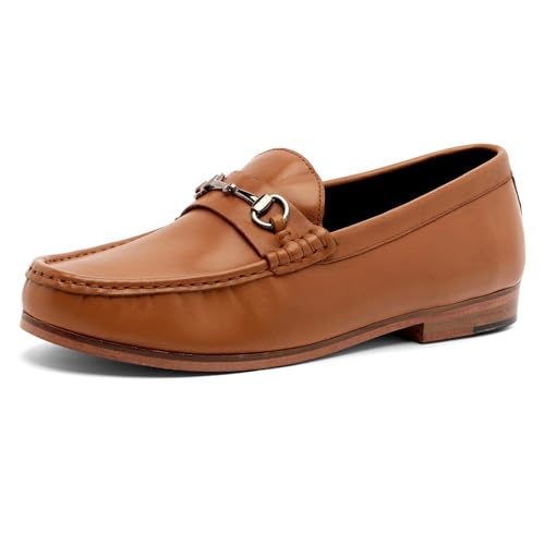 Anthony Veer Filmore Bit Loafers for Men | Slip-On | Blake Stitch Construction | Fully Leather Lined | Ortholite Cushion Leather Footbed | Leather Outsole