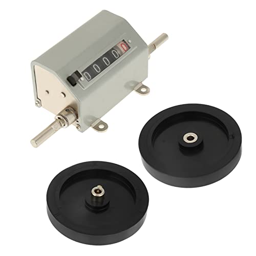 Längenzähler mit Rollendem Messrad Metric Keson Messrad Zählrad 5-stellig Meterzähler 0 9999.9 Rollenzähler Zur Längenmessung