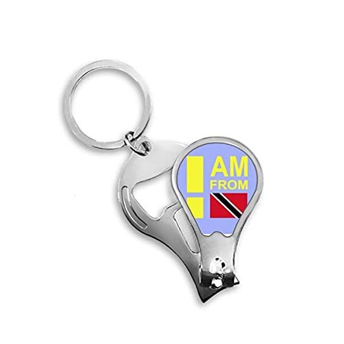 I Am from Trinidad Tobago 爪切り カッター オープナー キーチェーン ハサミ