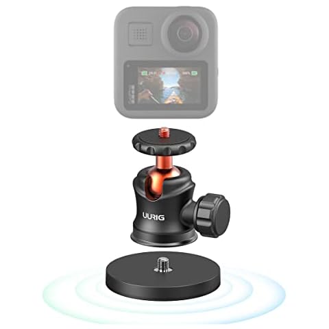 VRIG Select Magnetic Camera Mount with Mini Ball Head, Compatible with GoPro, AKASO, Insta360, DJI Osmo Action Cameras Cover