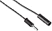 Pomona EM4702-60-0# Banana Plug to in-Line Banana Jack, 60" Length, Black (Pack of 24)