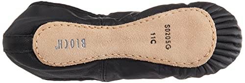 Bloch Dance Girl's Dansoft Full Sole Leather Ballet Slipper/Shoe, Black, 13.5 X-Narrow Little Kid4