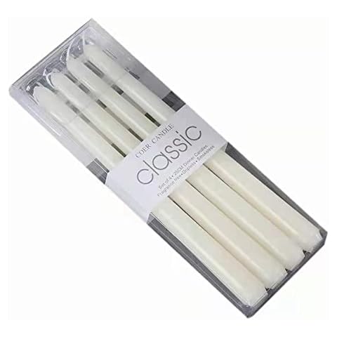 YANEYRIE 10 Inch Taper Candles Set of 4 Cover