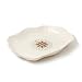 Cartaffini - Frutero rosa de los vientos de melamina, 35,8 x 28 cm/H 5,1 cm - Color: blanco marfil