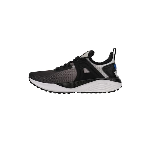 Image of Puma Unisex-Child, Pacer 23 Mesh Fade, Puma Black-Feather Gray-Puma Team Royal, Big Kid, 6
