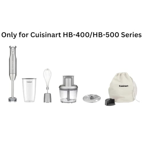 Food Processor Lid Replacement Part Compatible with Cuisinart Power Blend Immersion Blender HB-400/HB-500/HB-400PC/HB-500PC Series Genuine OEM